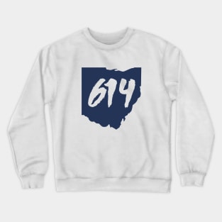 Columbus Ohio 614 Area Code Crewneck Sweatshirt